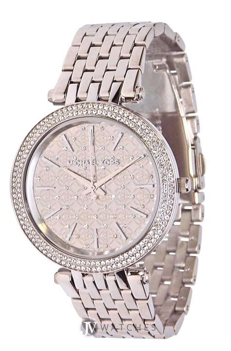 michael kors silver women's watches